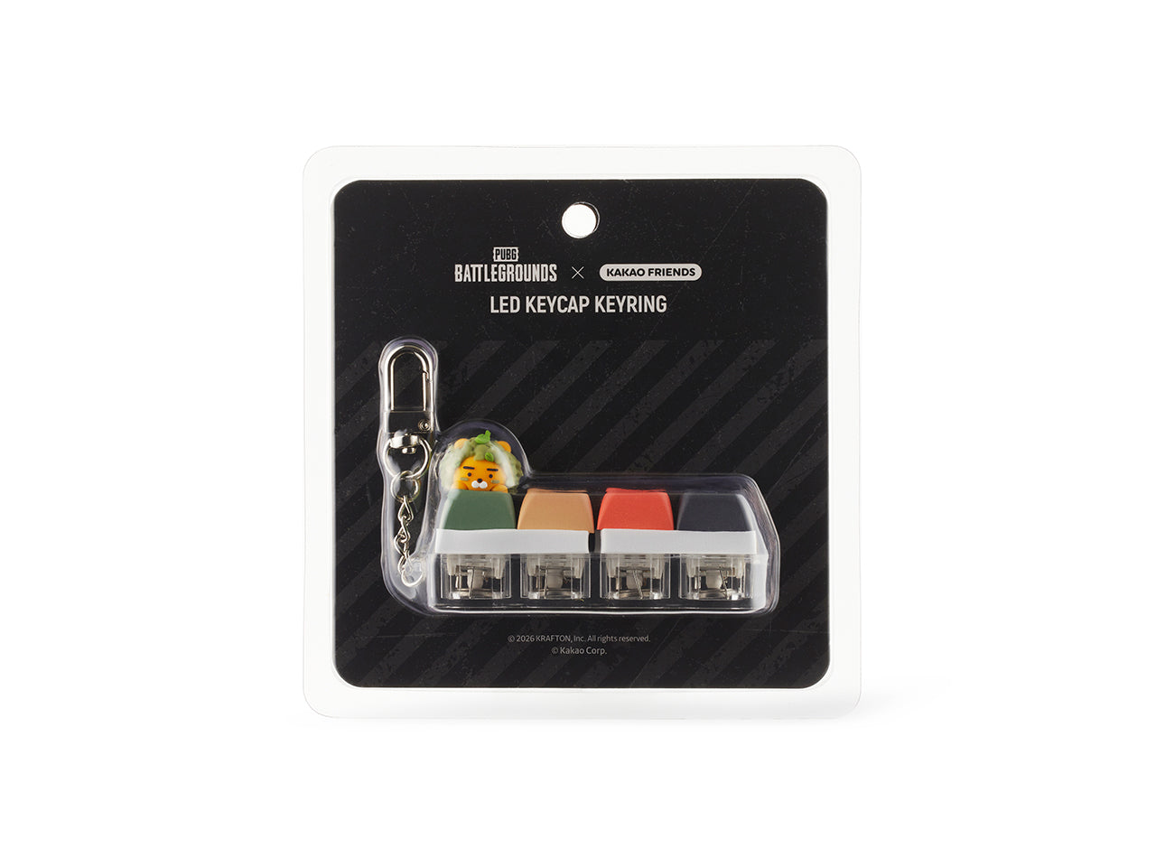 XFriends LED CasquettePorte-cles Green Friends Keychain - Korean kawaii Kakao Friends | Koolseoul