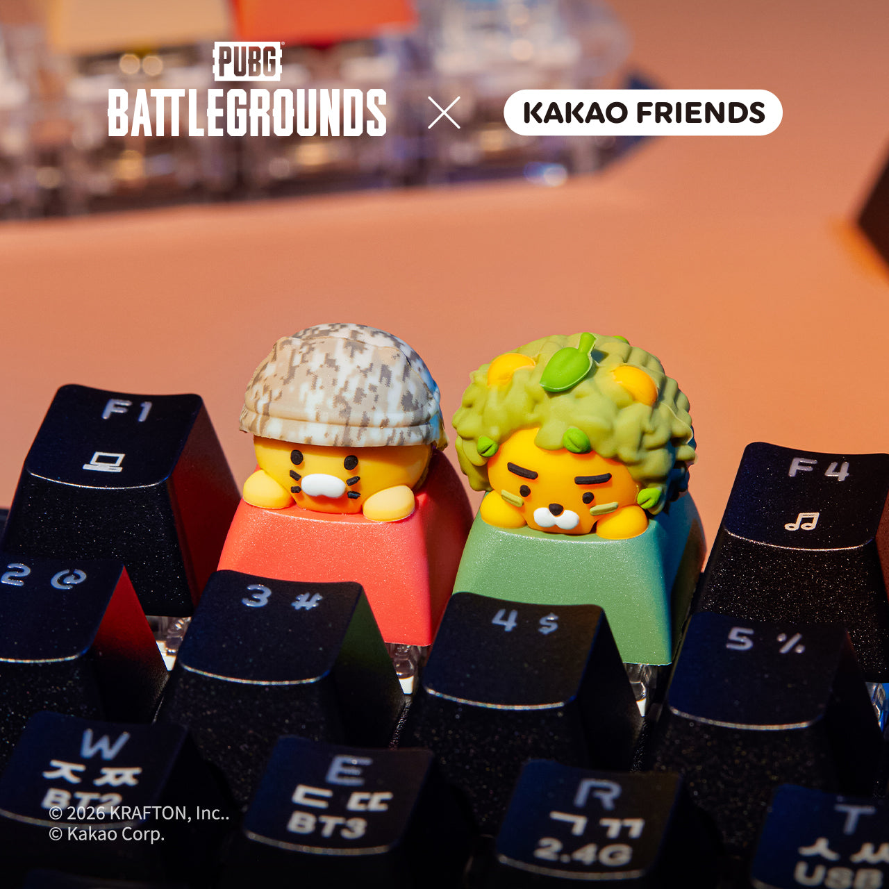 XFriends LED CasquettePorte-cles Red Friends Keychain - Official Kakao Friends merchandise | Koolseoul