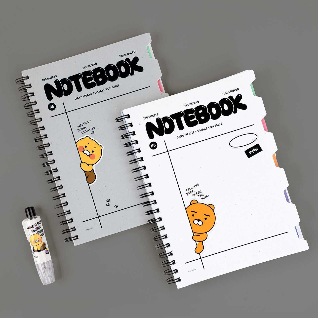 PP Notebook Chunsik Stationery - Korean kawaii Kakao Friends | Koolseoul