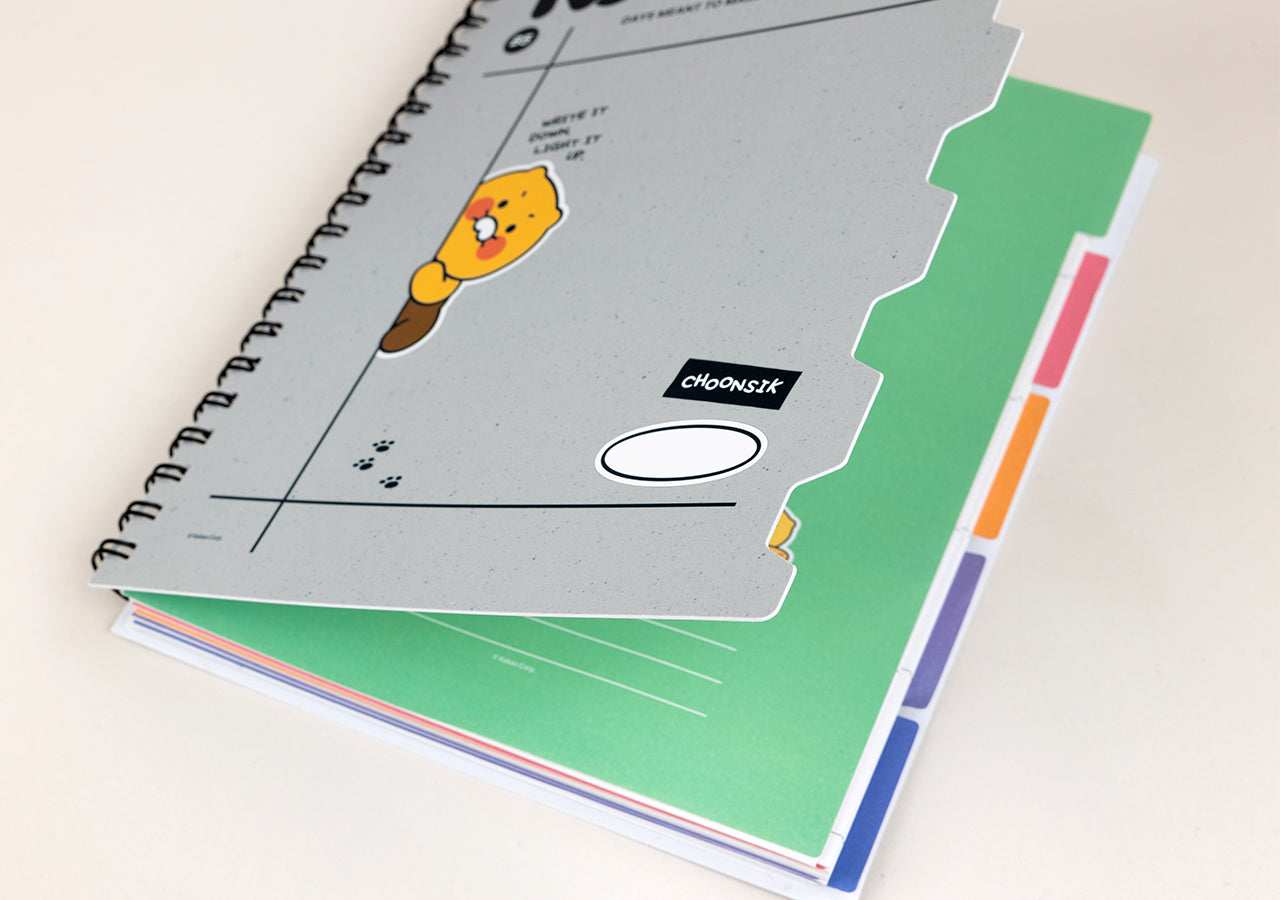 PP Notebook Chunsik Stationery - Korean kawaii Kakao Friends | Koolseoul