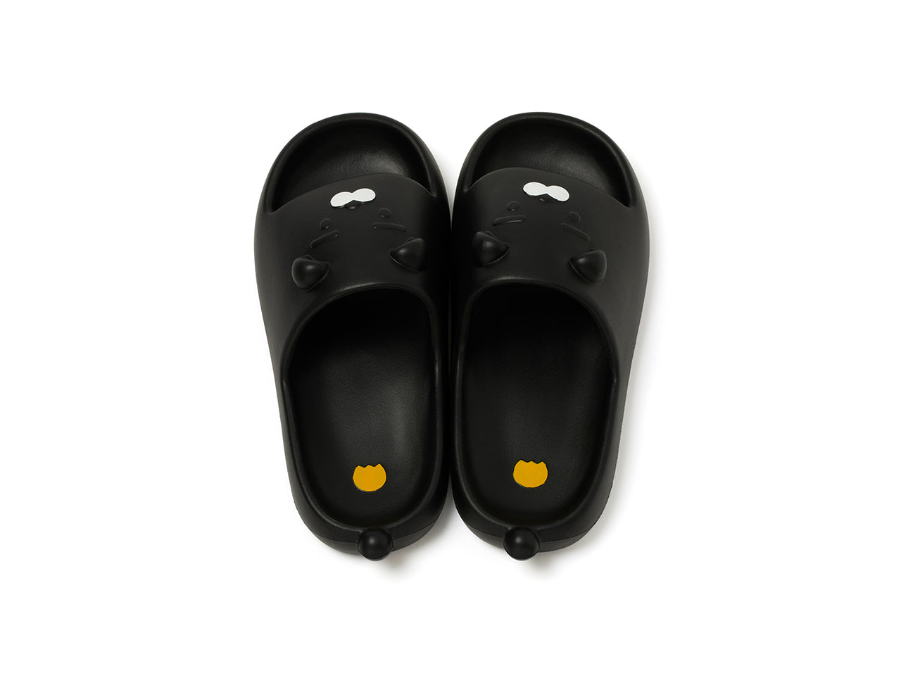 Black Slippers Homme Ryan - Authentic Kakao Friends from Korea | Koolseoul