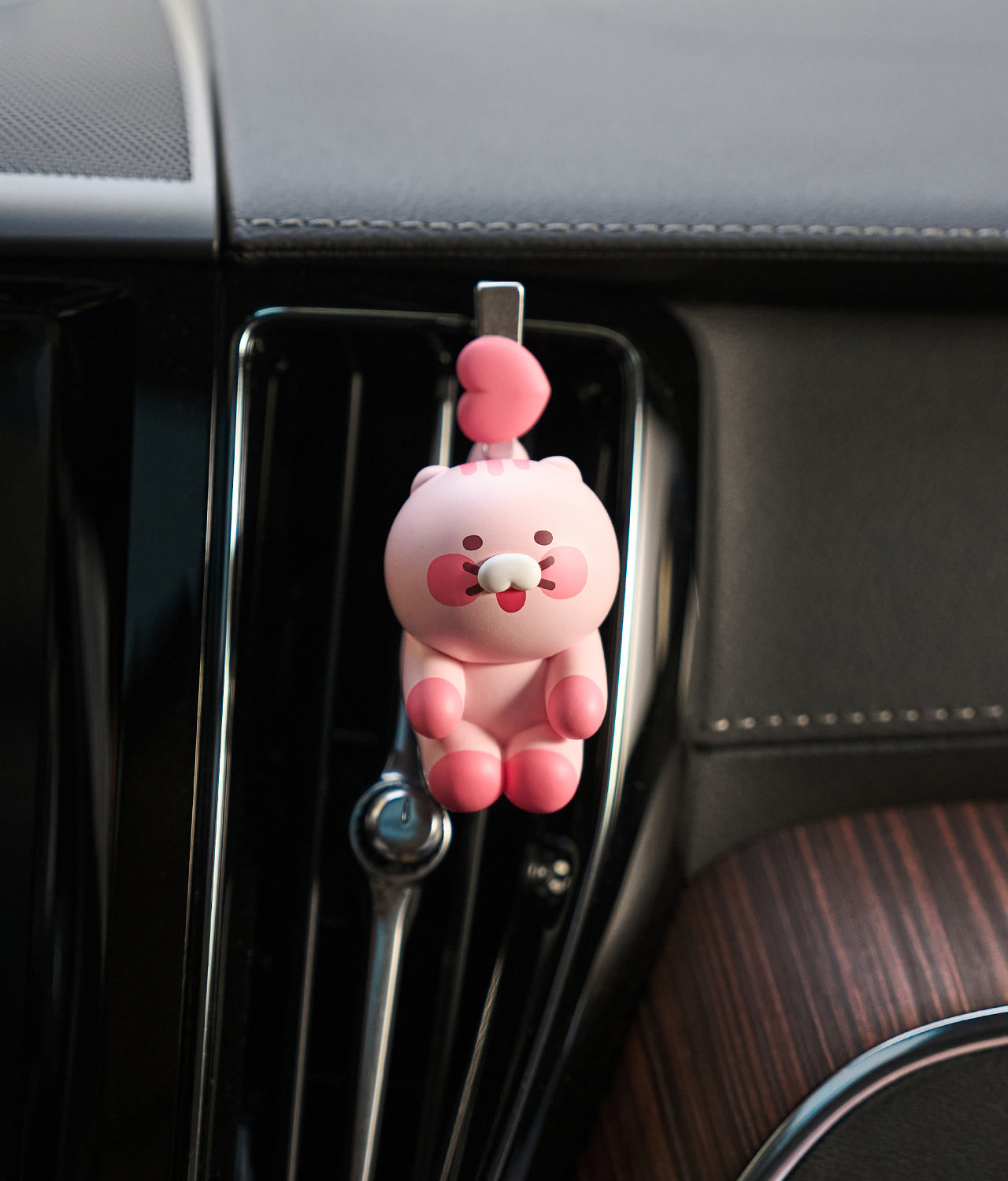 Black Car Air Freshener Rose Chunsik - Official Kakao Friends merchandise | Koolseoul