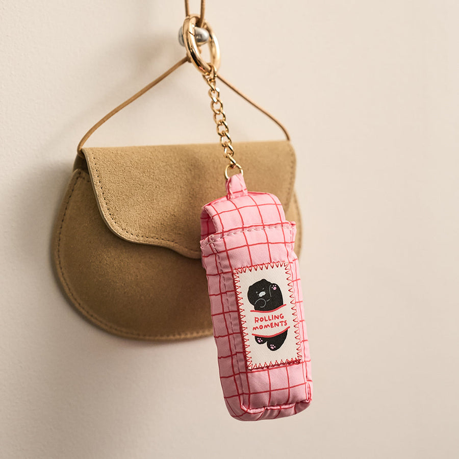 Kakao Friends - Black Baume Levres Keychain Chunsik