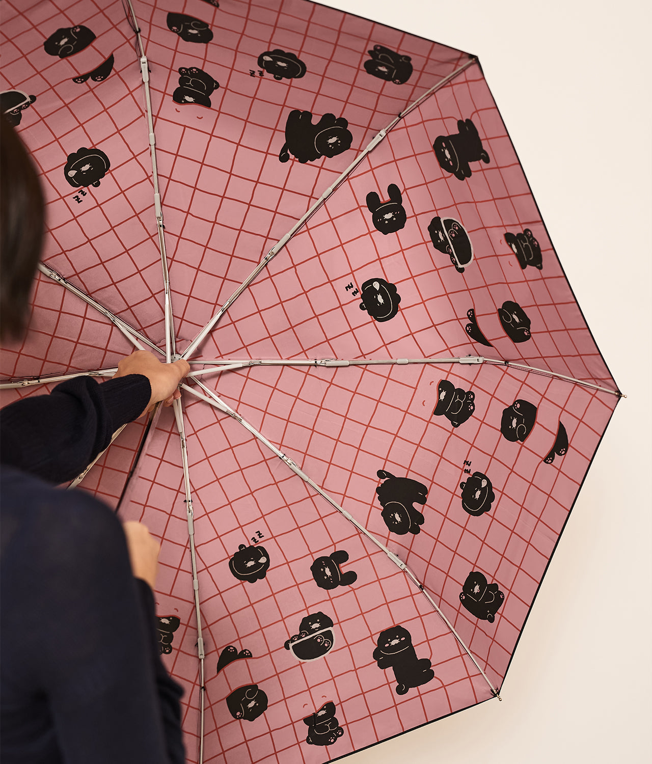 Black MiniPochette Umbrella Chunsik - Official Kakao Friends merchandise | Koolseoul