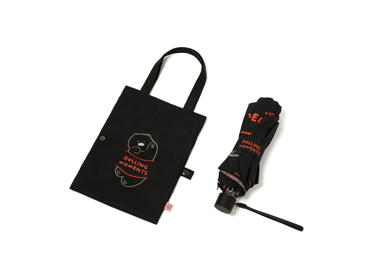 Black MiniPochette Umbrella Chunsik - Korean kawaii Kakao Friends | Koolseoul
