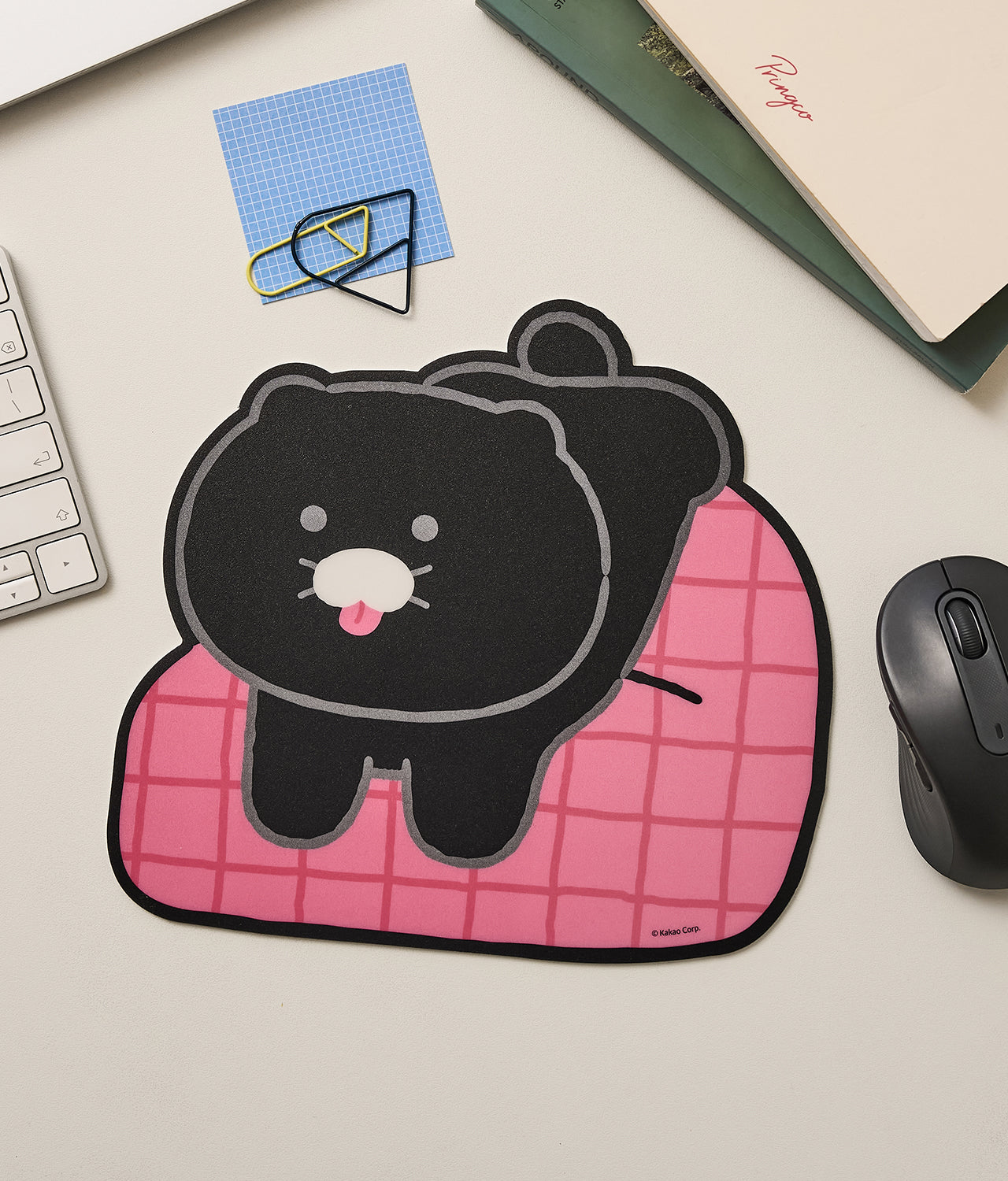 Black Mouse Pad Chunsik - Korean kawaii Kakao Friends | Koolseoul