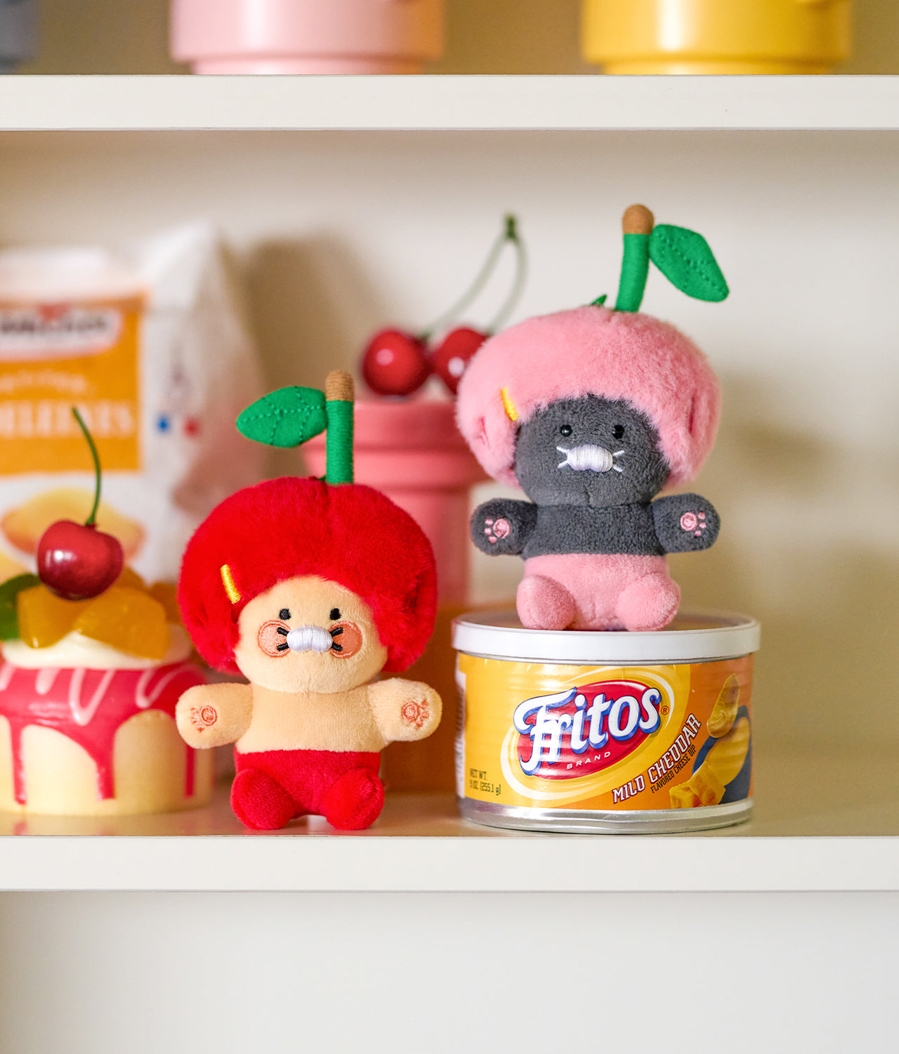 Red Keychain Plush Chunsik - Korean kawaii Kakao Friends | Koolseoul