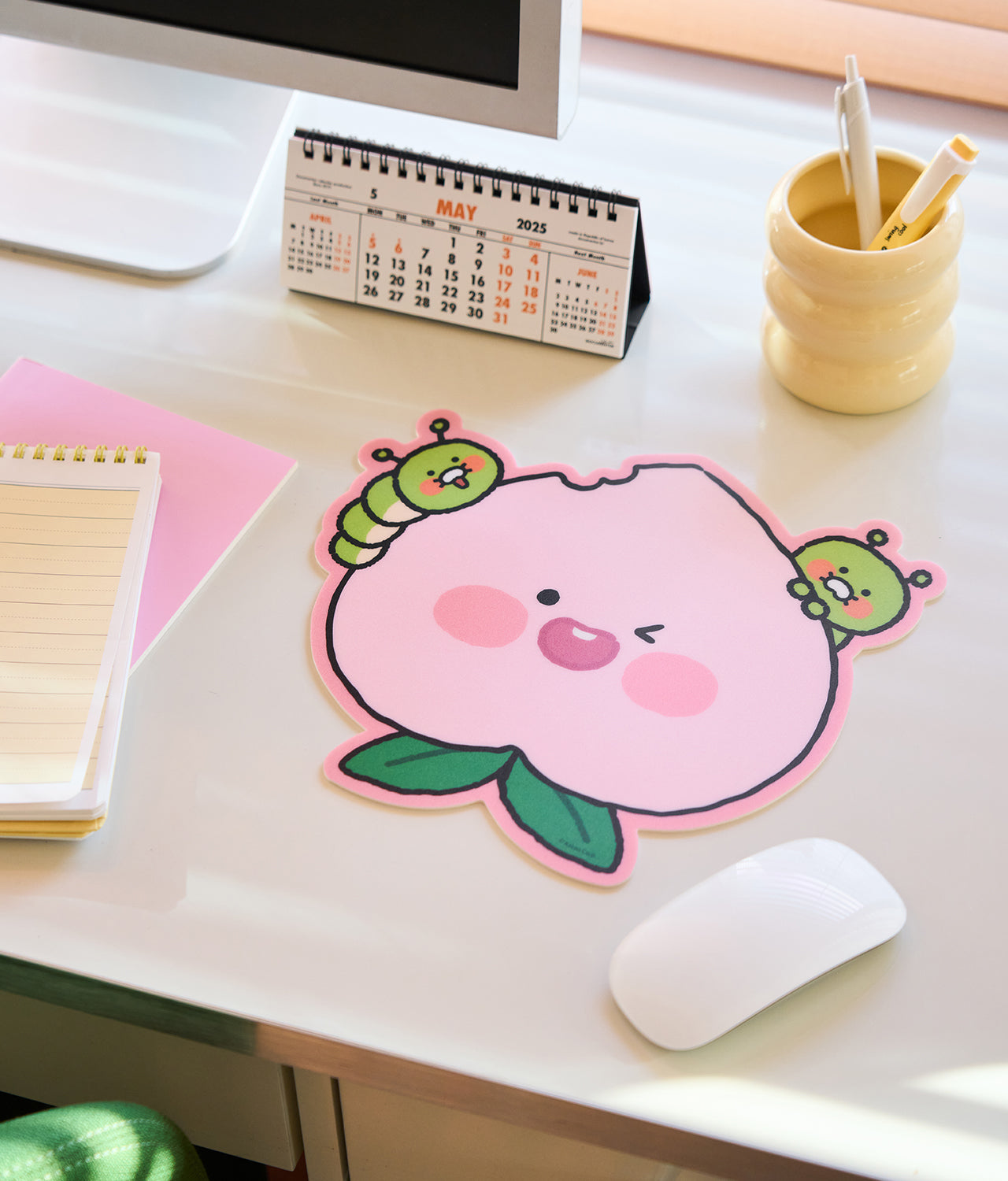 Mouse Pad Apeach - Authentic Kakao Friends from Korea | Koolseoul