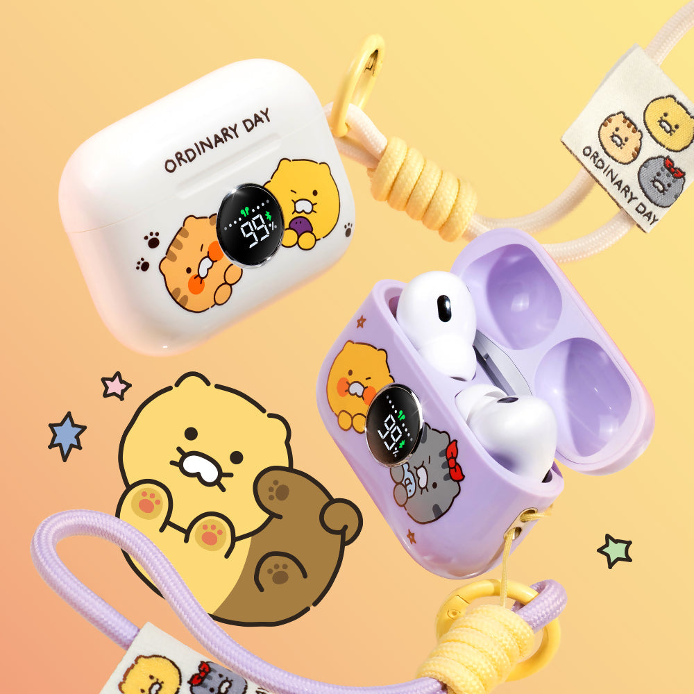 Friends Blue Purple Headphones - Official Kakao Friends merchandise | Koolseoul