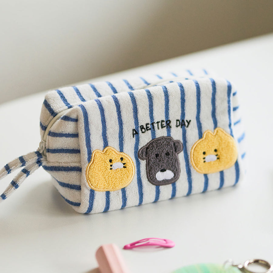 Kakao Friends - Frienday Pouch Blue Chunsik