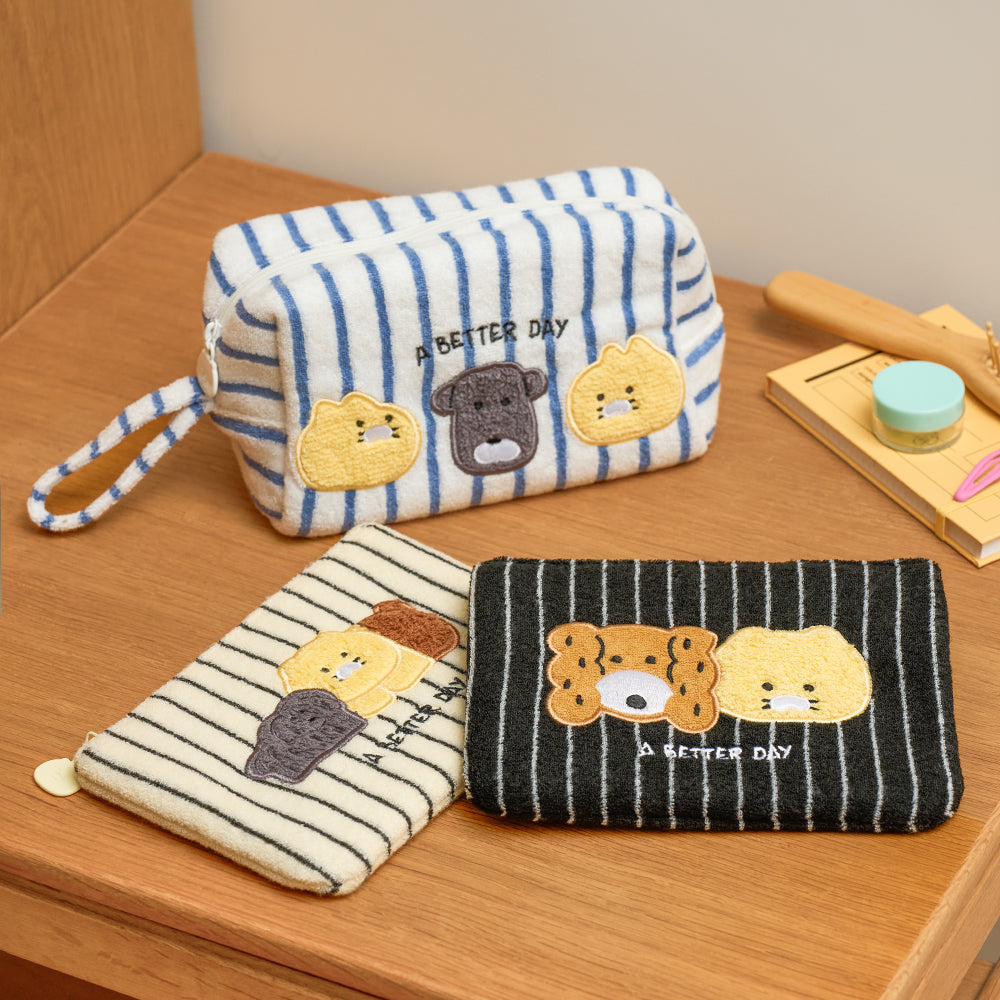 FRIENDAY Pouch Blue Chunsik - Official Kakao Friends merchandise | Koolseoul