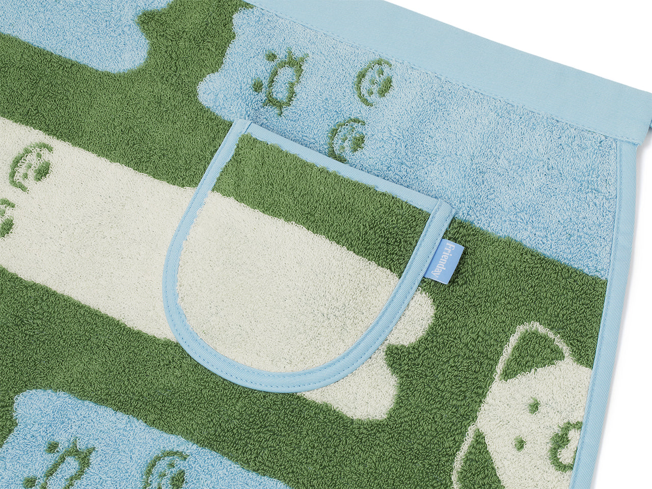 FRIENDAY Green&Blue Chunsik Tablier - Korean kawaii Kakao Friends | Koolseoul