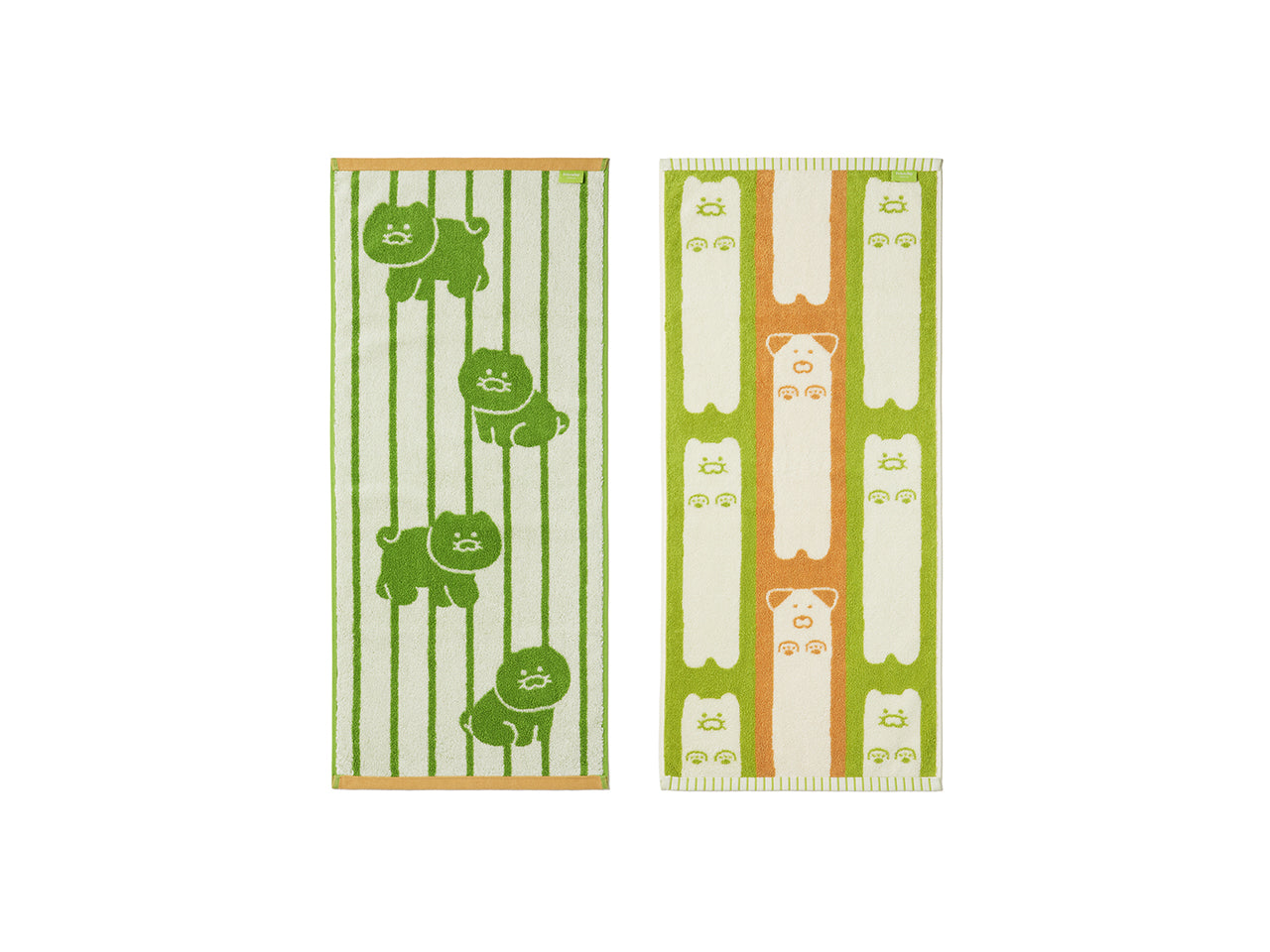 FRIENDAY 2P Set Green& Chunsik Serviette - Korean kawaii Kakao Friends | Koolseoul