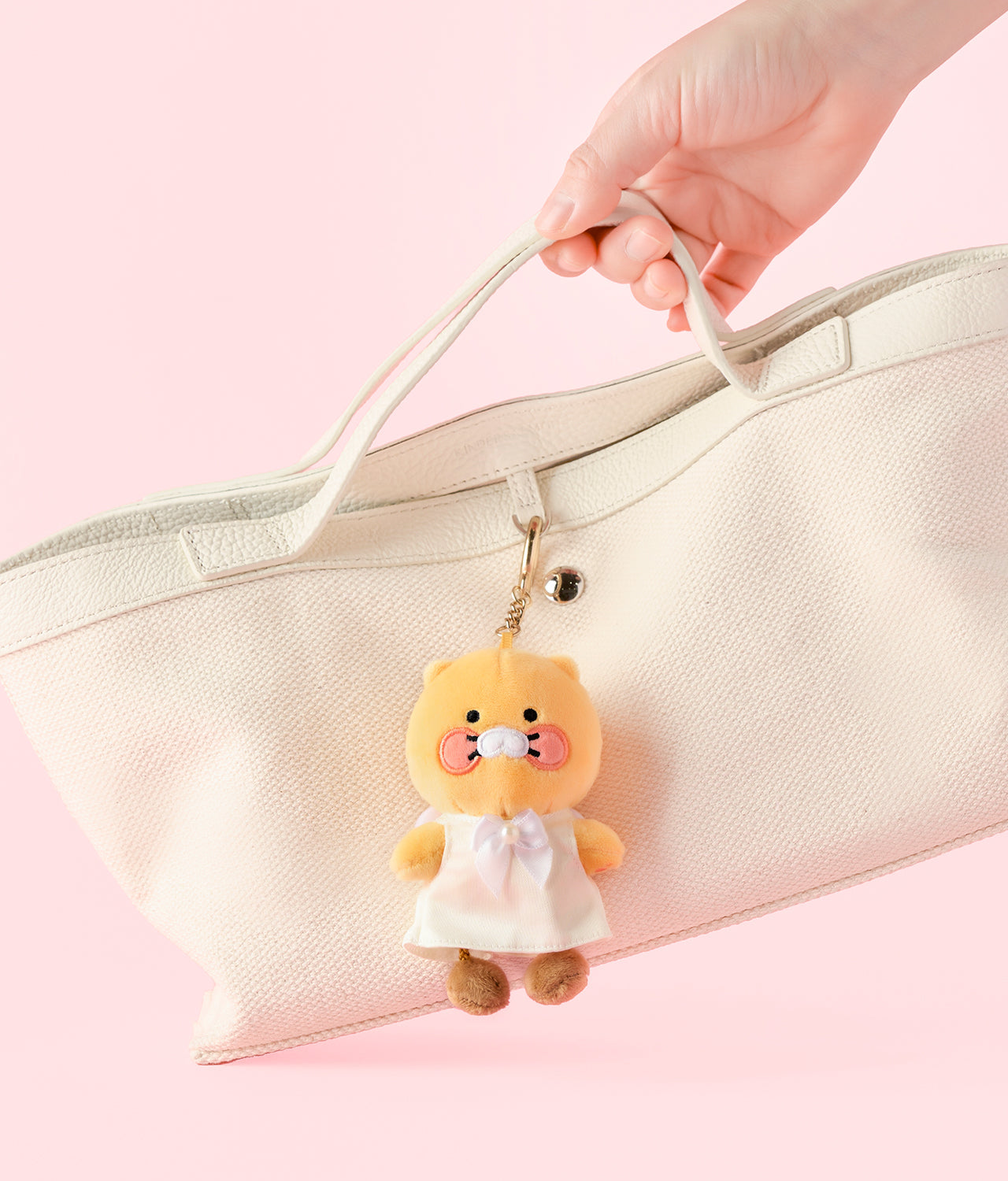 Chunsik Plush Keychain - Authentic Kakao Friends from Korea | Koolseoul