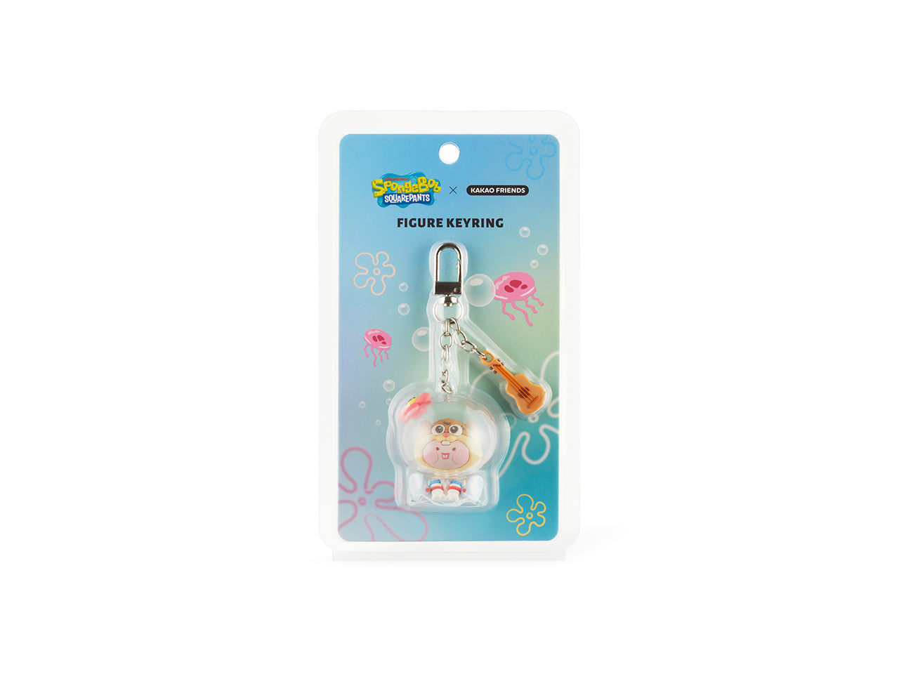 SpongeBobXFriends Baby Sandy Figurine Keychain Little Apeach - Korean kawaii Kakao Friends | Koolseoul