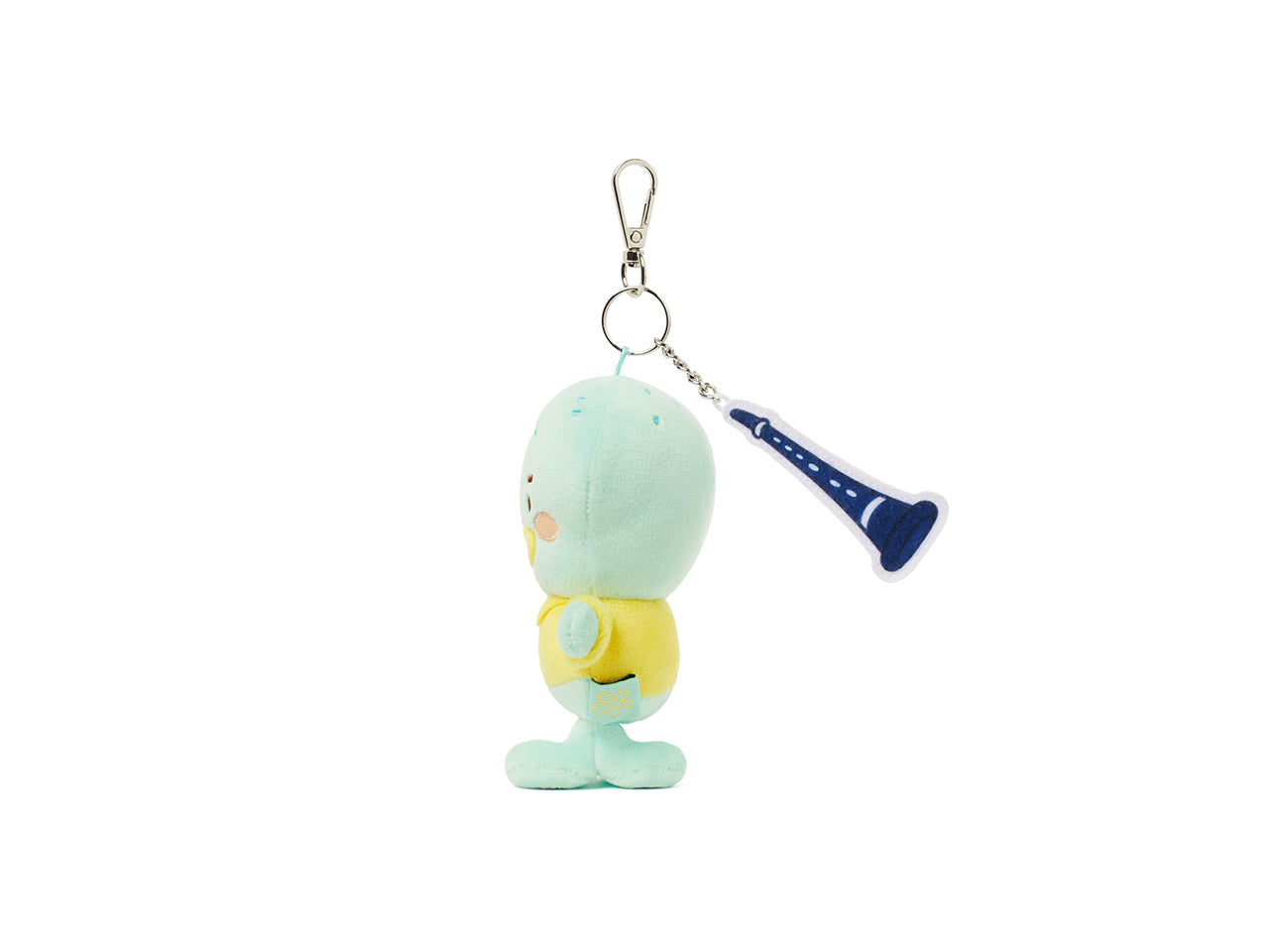SpongeBobXFriends Baby Squidward Keychain Plush Tube - Official Kakao Friends merchandise | Koolseoul