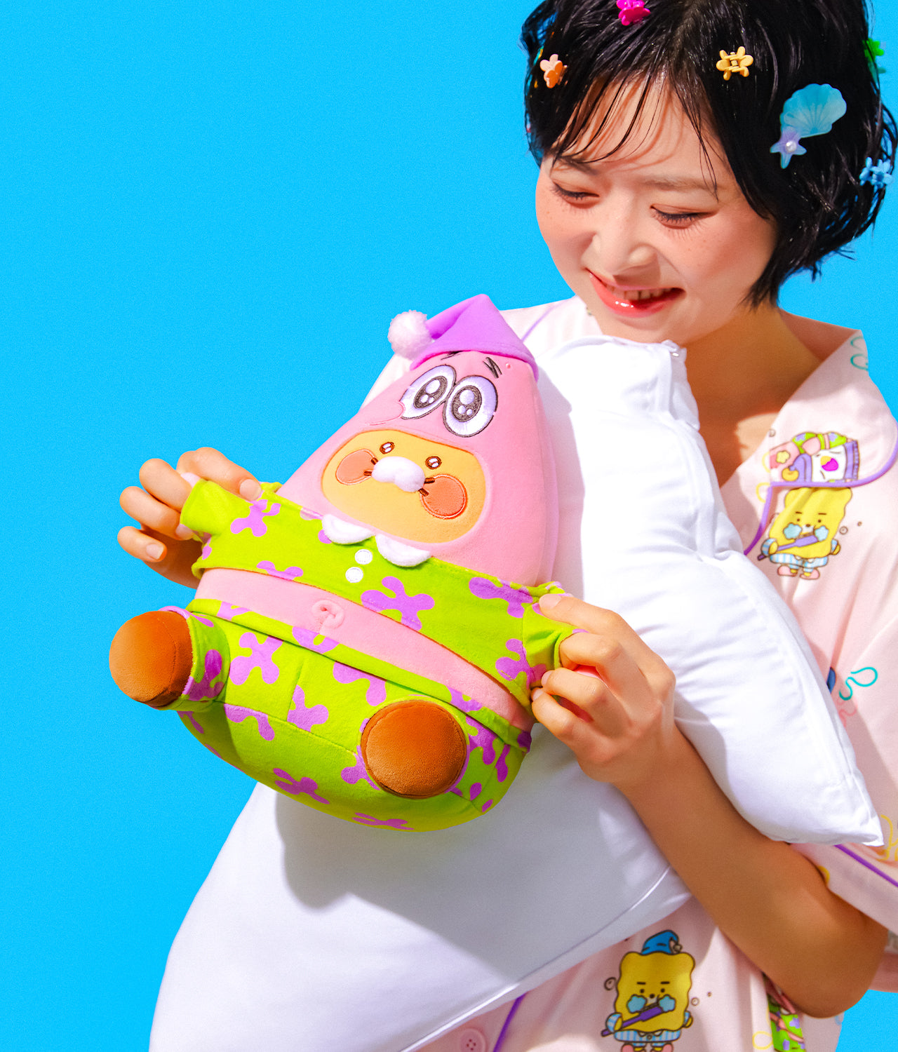 SpongeBobXFriends Baby Patrick Plush Baby Chunsik - Korean kawaii Kakao Friends | Koolseoul