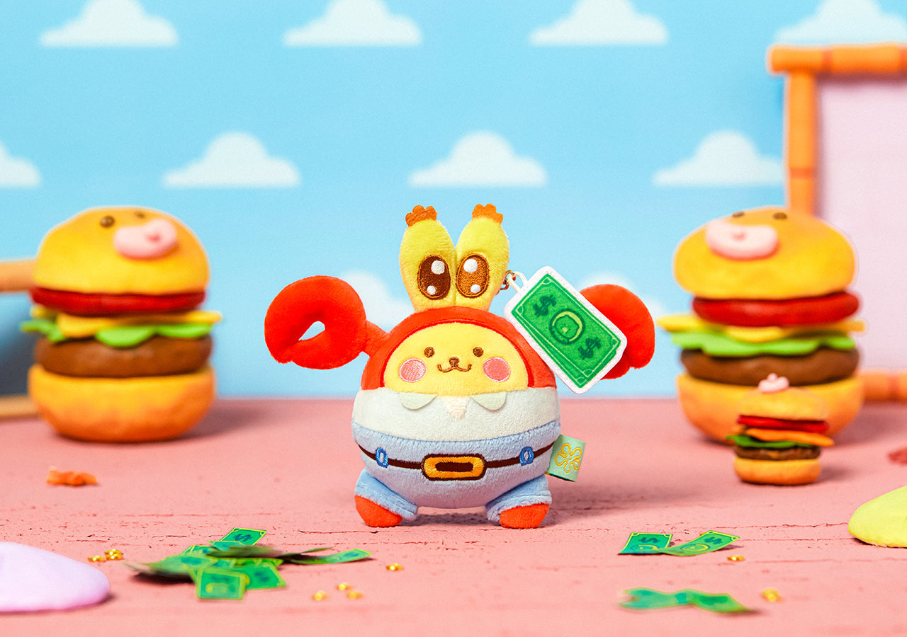 SpongeBobXFriends Baby Keychain Plush Muzi - Authentic Kakao Friends from Korea | Koolseoul