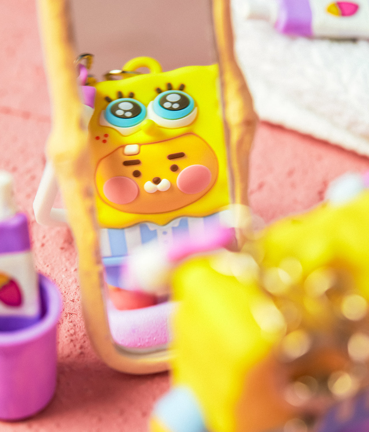 SpongeBobXFriends Baby SpongeBob Figurine Keychain Little Ryan - Korean kawaii Kakao Friends | Koolseoul