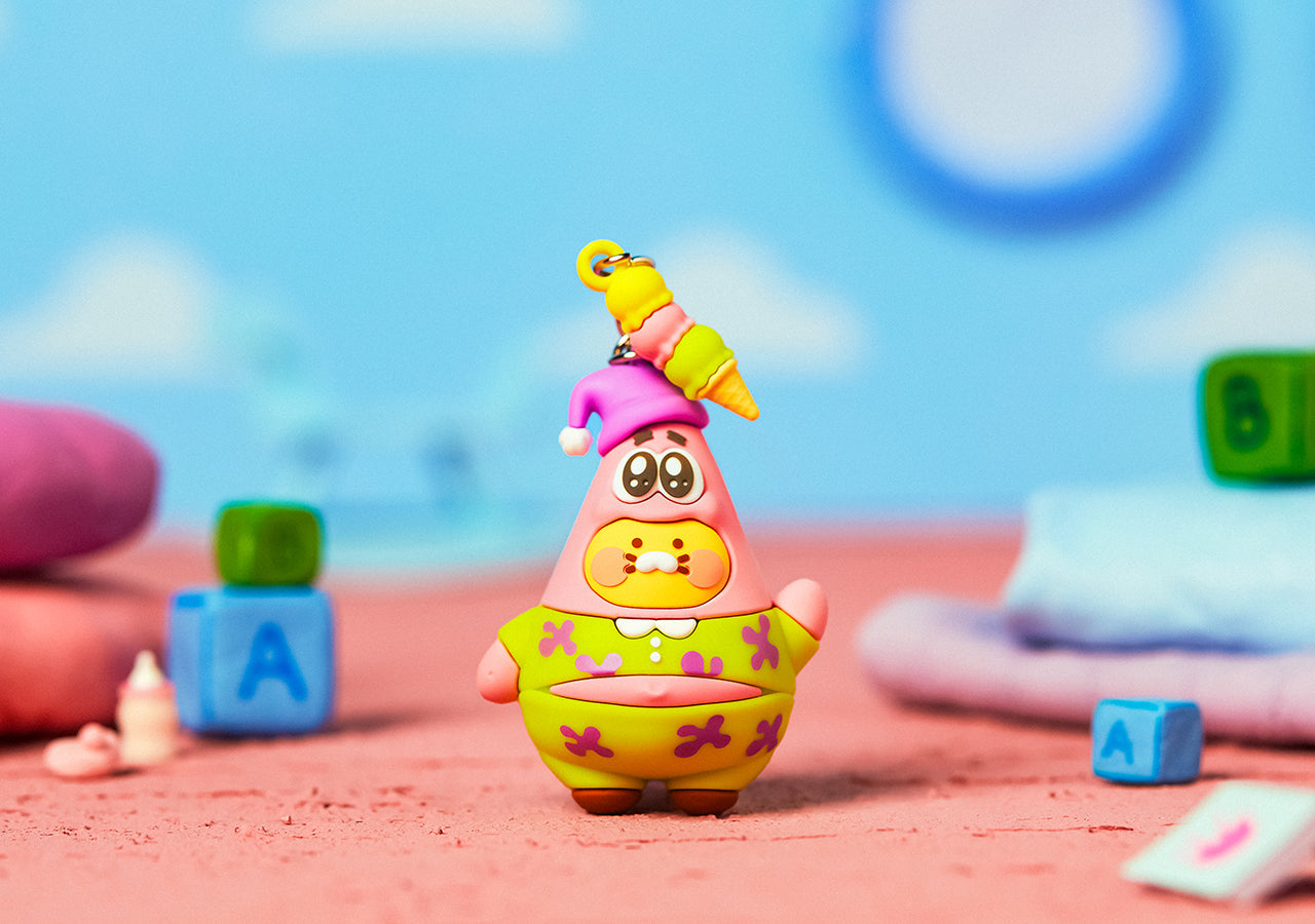 SpongeBobXFriends Baby Patrick Figurine Keychain Baby Chunsik - Authentic Kakao Friends from Korea | Koolseoul