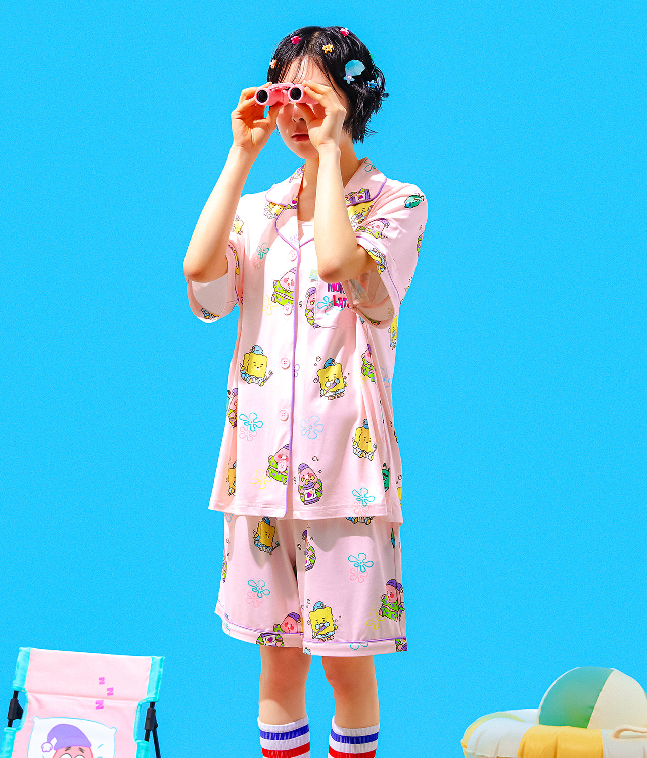 SpongeBobXFriends Women Pajamas Friends - Official Kakao Friends merchandise | Koolseoul