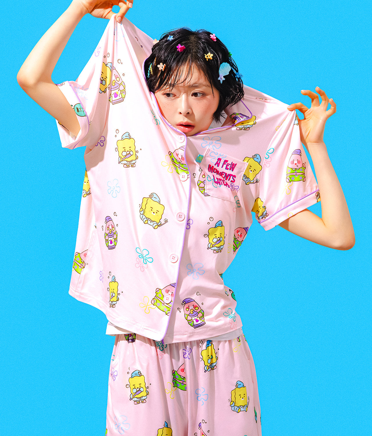 SpongeBobXFriends Women Pajamas Friends - Authentic Kakao Friends from Korea | Koolseoul
