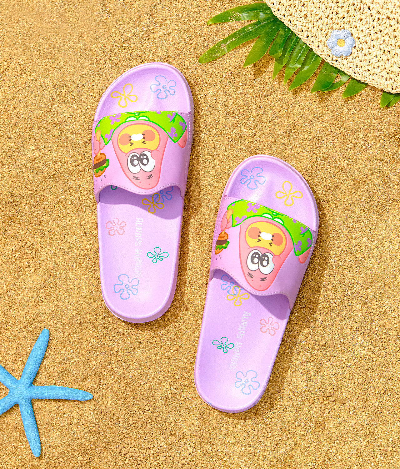 SpongeBobXFriends Baby Patrick Women Desk Slippers Baby Chunsik - Official Kakao Friends merchandise | Koolseoul