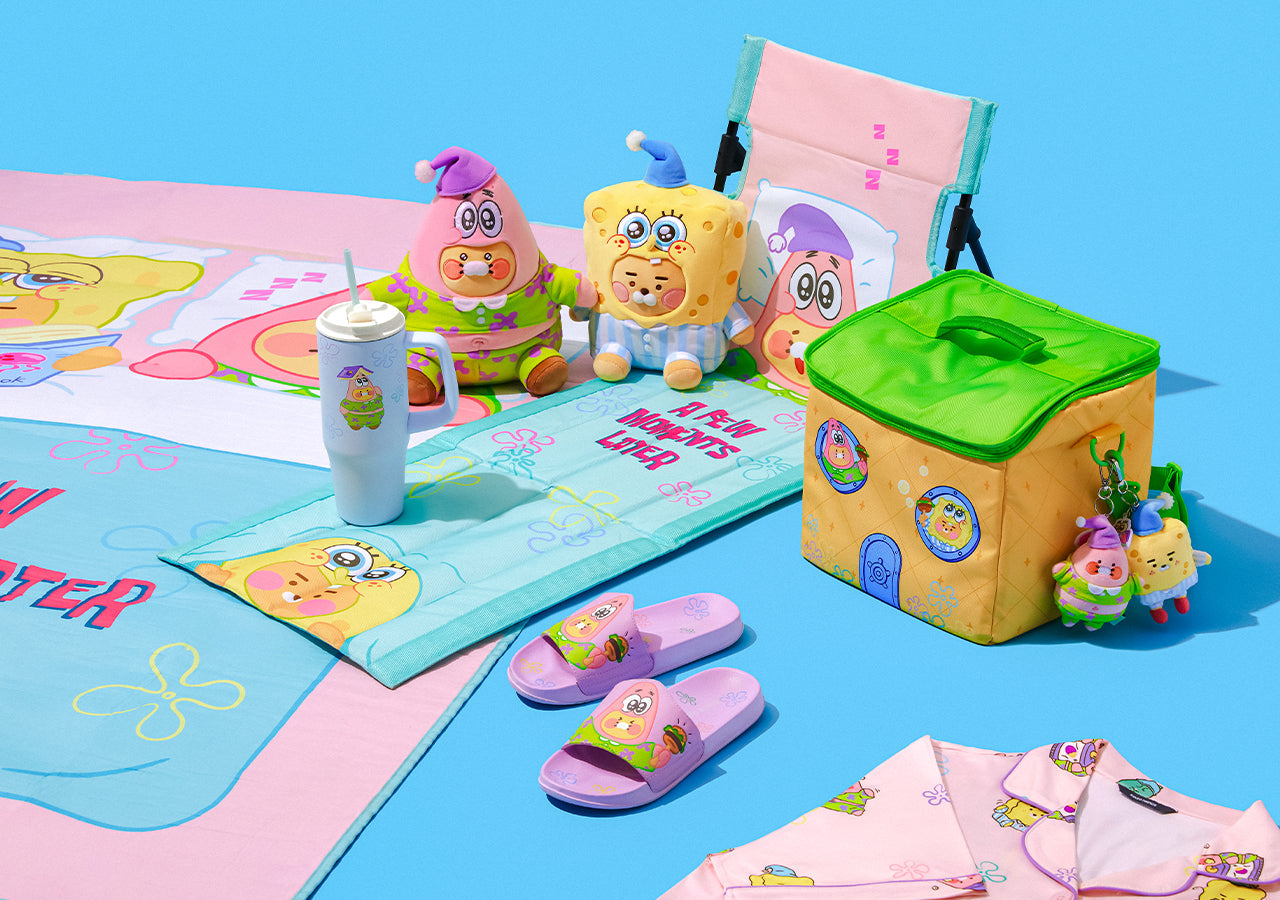 SpongeBobXFriends Pique-nique Little Ryan&Baby Chunsik - Authentic Kakao Friends from Korea | Koolseoul