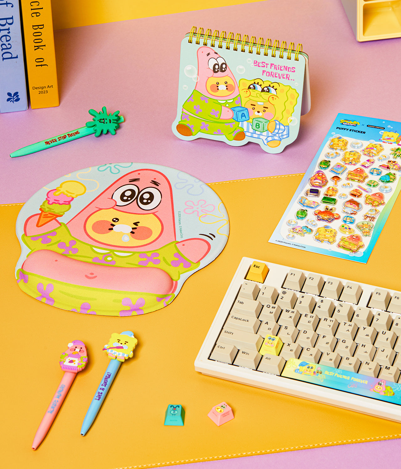 SpongeBobXFriends Little Ryan&Baby Chunsik Stationery - Authentic Kakao Friends from Korea | Koolseoul
