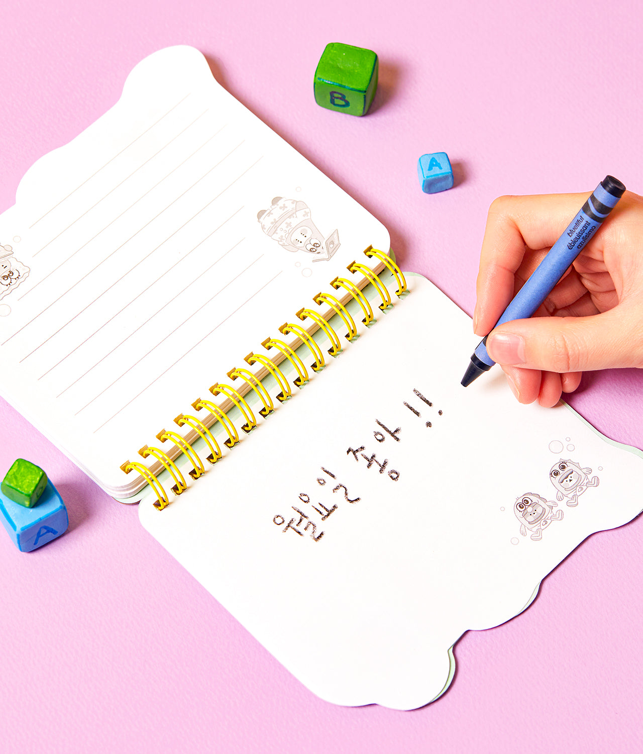 SpongeBobXFriends Little Ryan&Baby Chunsik Stationery - Korean kawaii Kakao Friends | Koolseoul