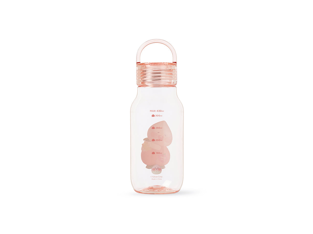 Peach Peach Clear Bottle Little Apeach - Korean kawaii Kakao Friends | Koolseoul