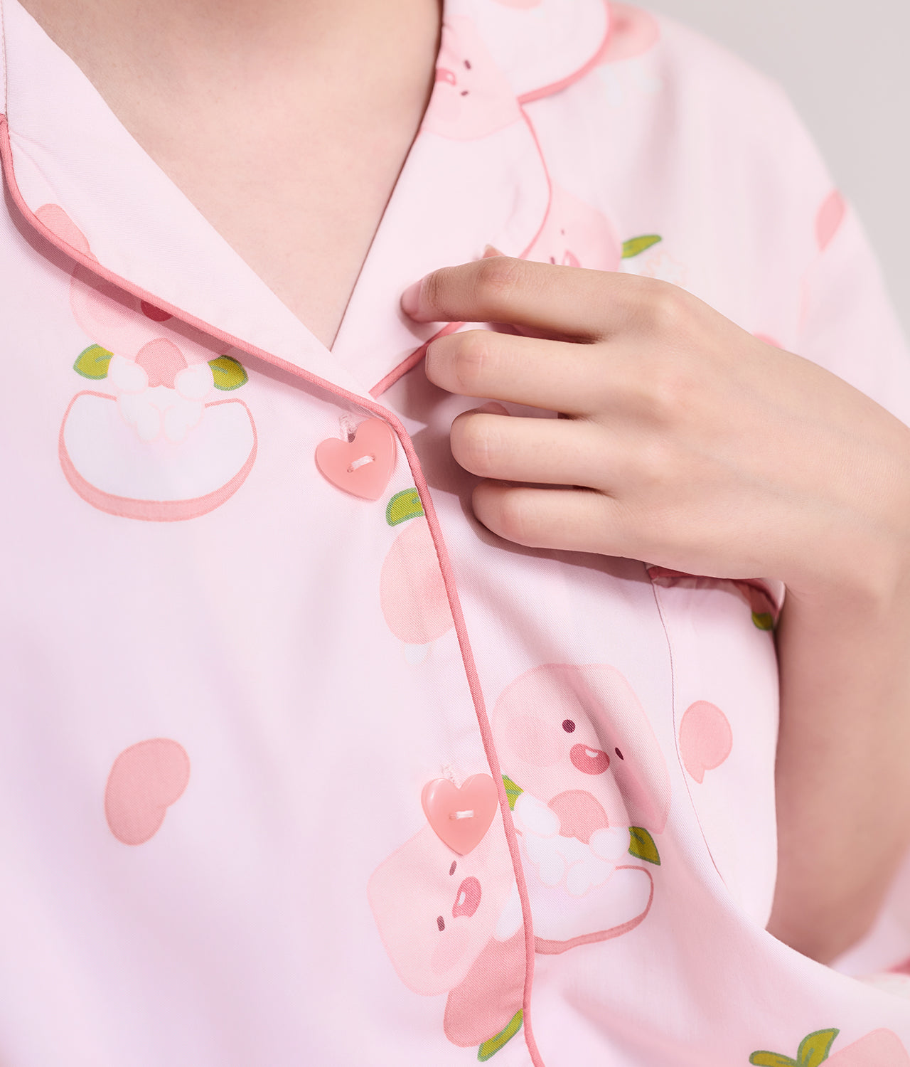 Peach Peach Lovely Women Pajamas Little Apeach - Authentic Kakao Friends from Korea | Koolseoul