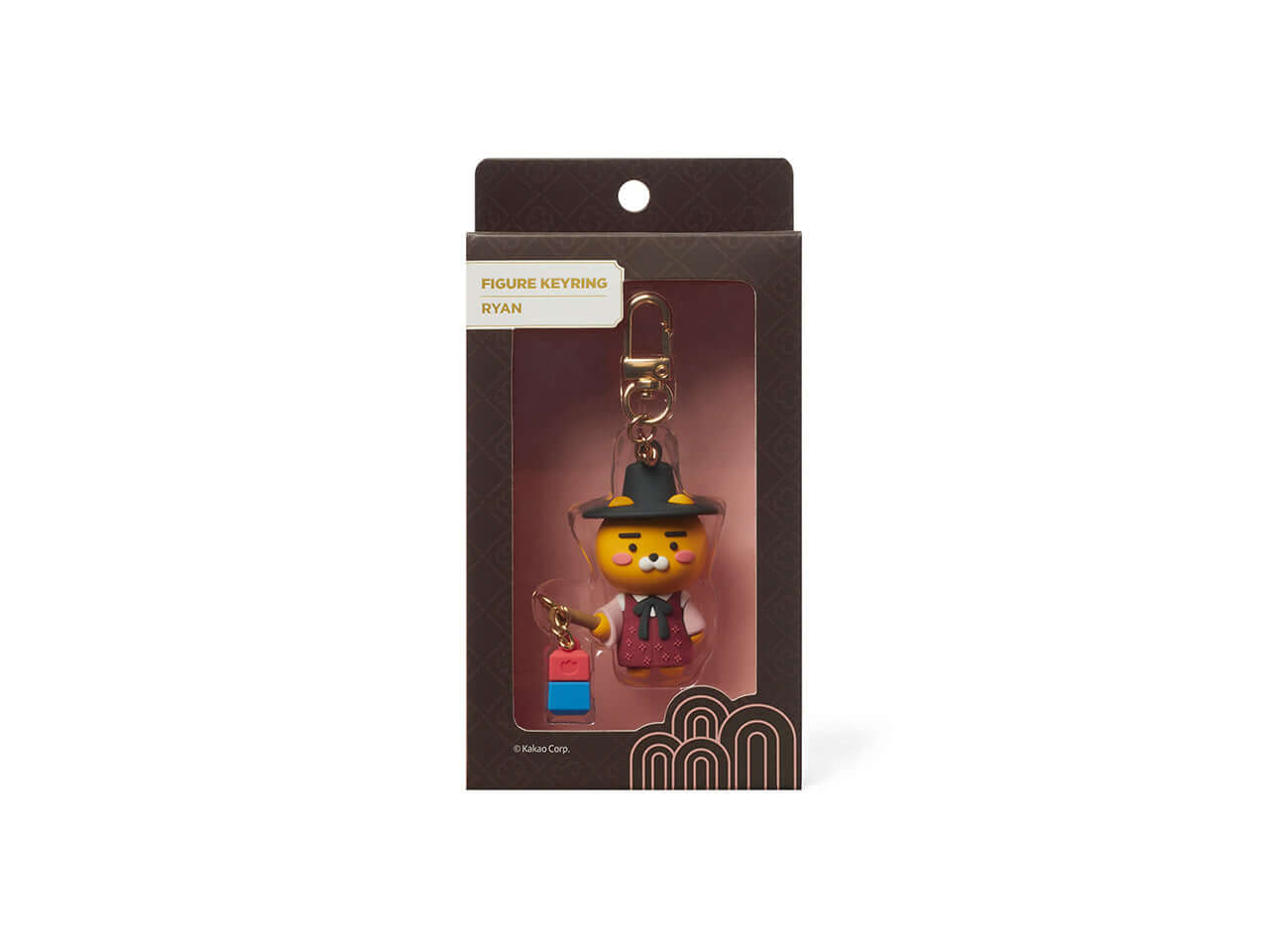 Kakao Friends Ryan Figure Keyring
