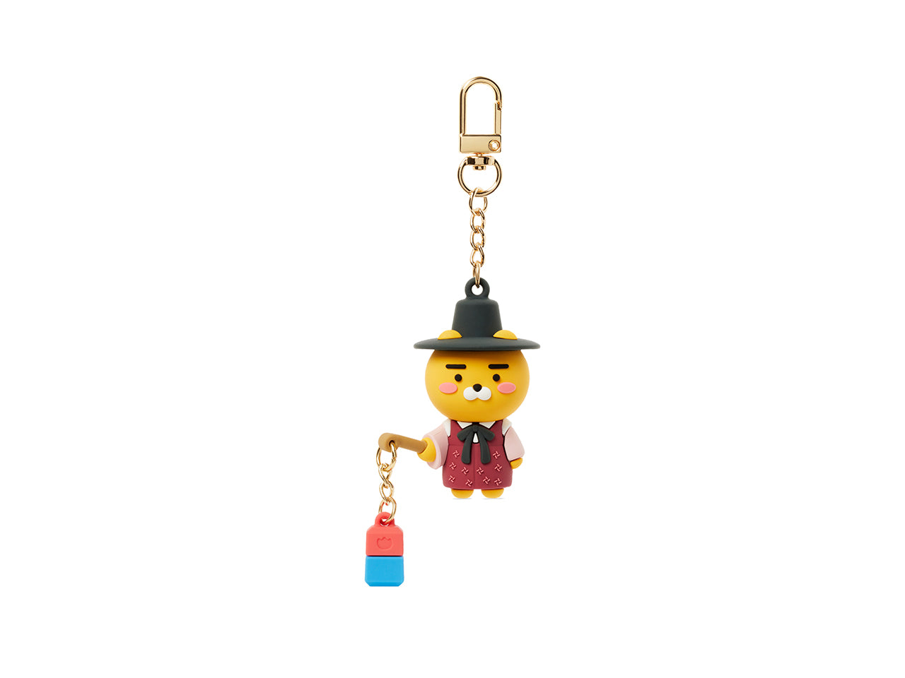 Kakao Friends Ryan Figure Keyring