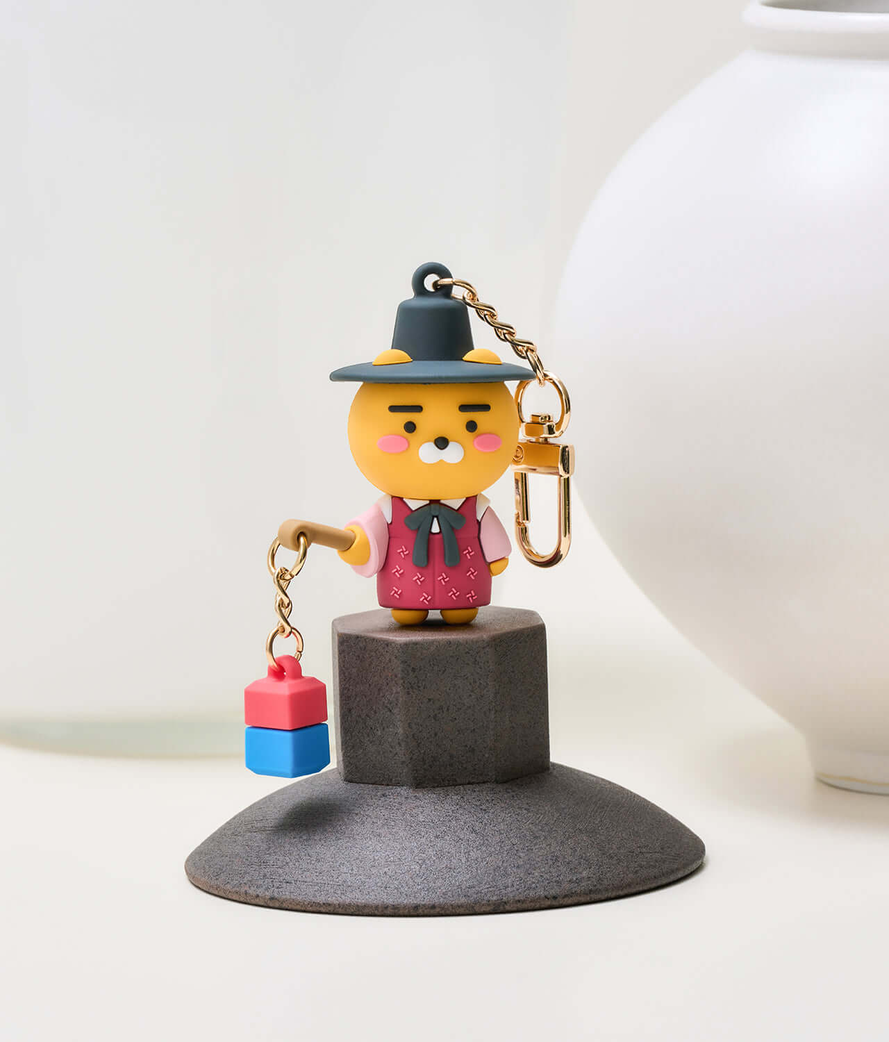 Kakao Friends Ryan Figure Keyring