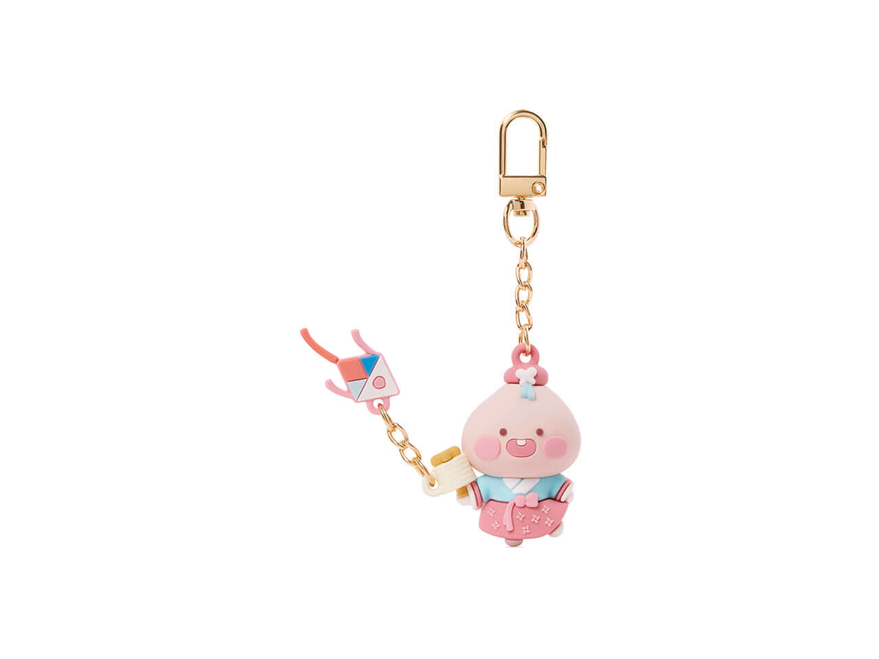 Kakao Friends Apeach Figure Keyring