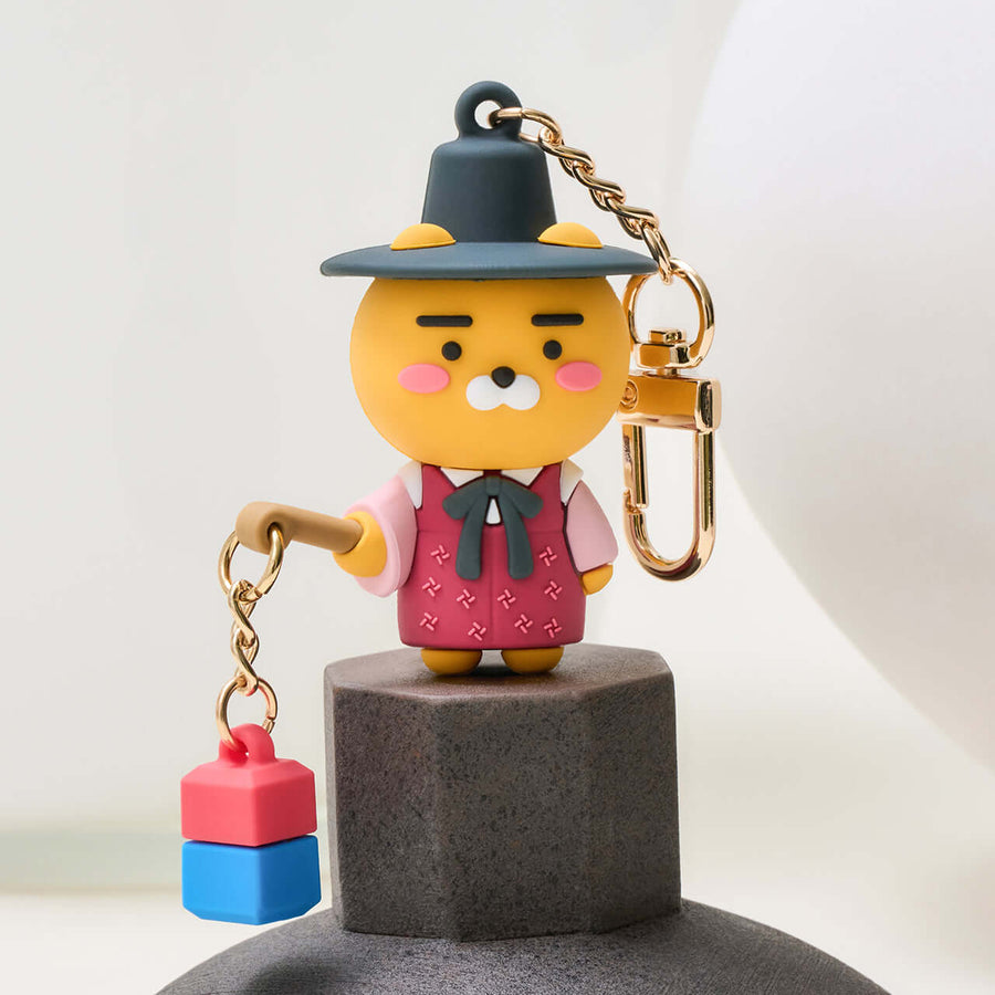 カカオフレンズ ライアン フィギュアキーリング
