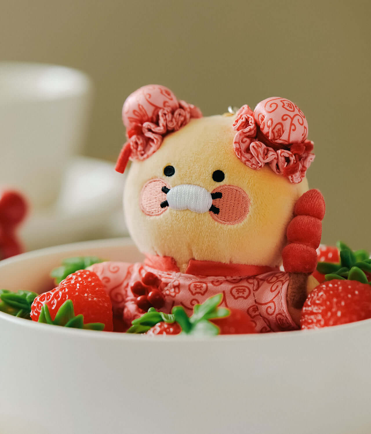 Kakao Friends Chunsik Plush Keyring