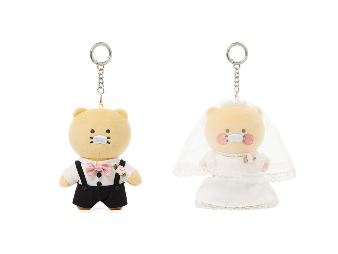 Kakao Friends Chunsik Plush Keyring Set