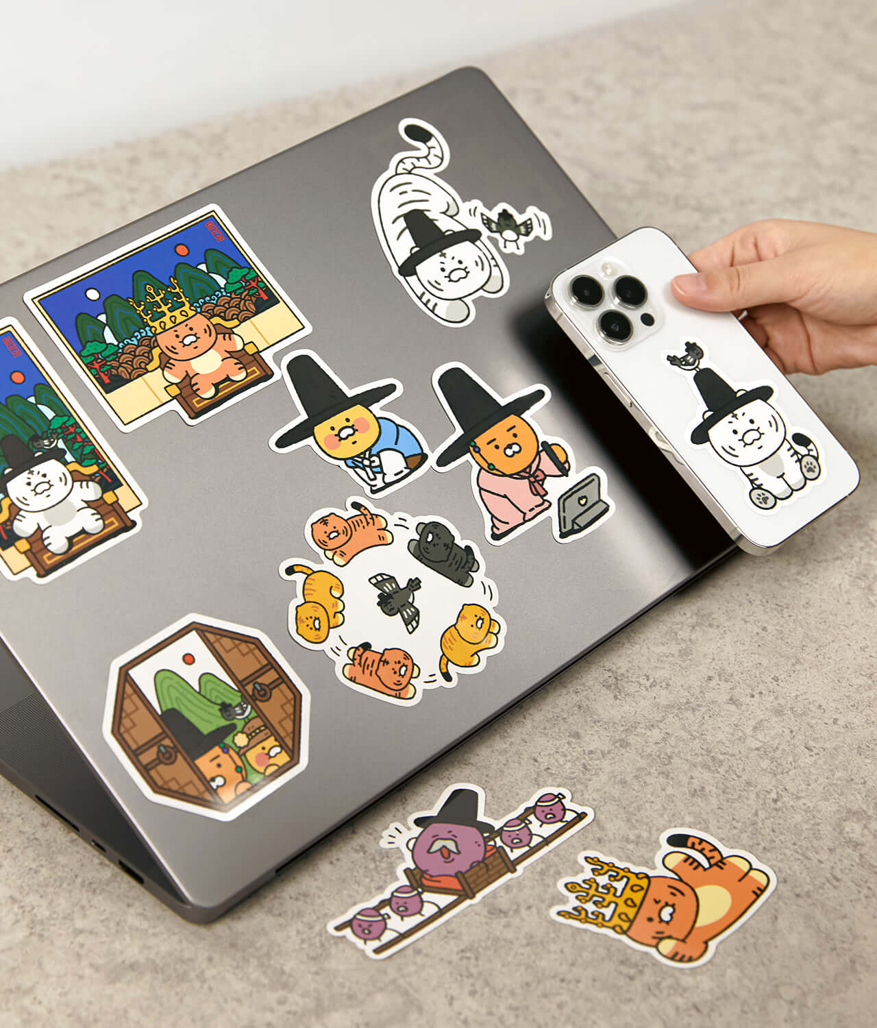 Kakao Friends Chunsik Deco Stickers Set
