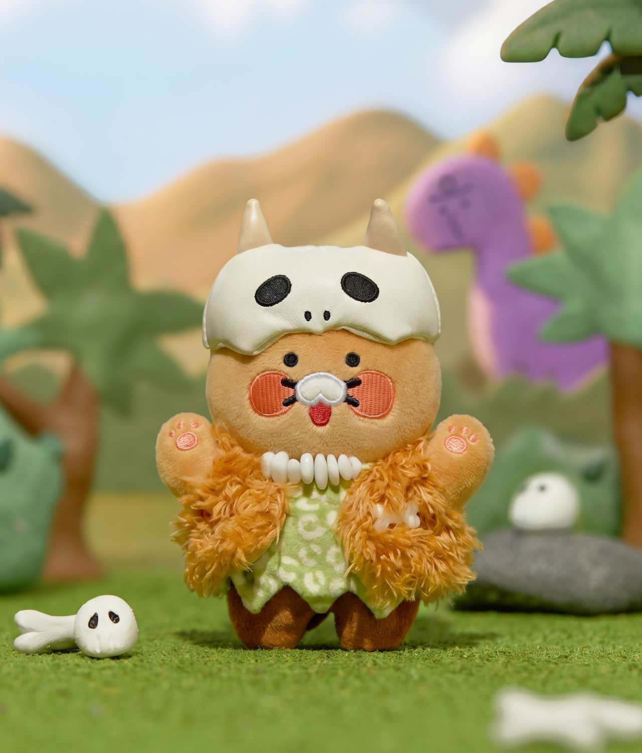 Kakao Friends Chunsik Plush Keyring