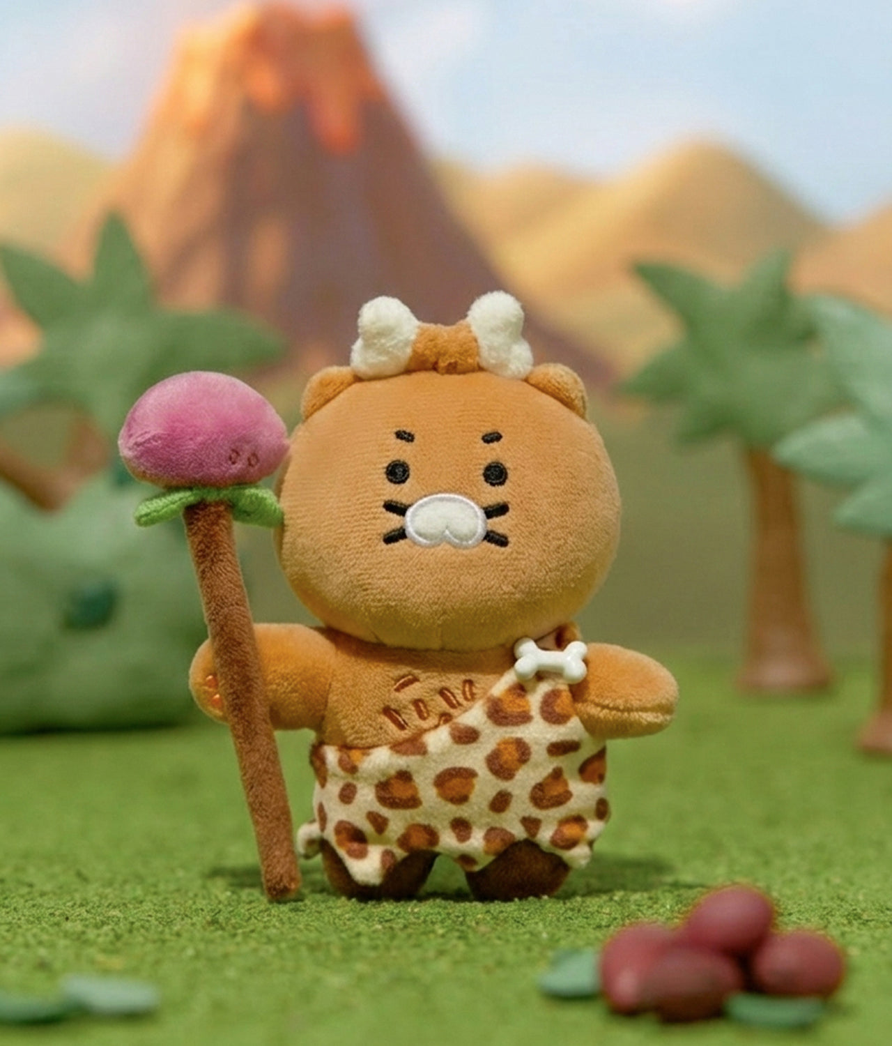 Kakao Friends Chunsik Plush Keyring