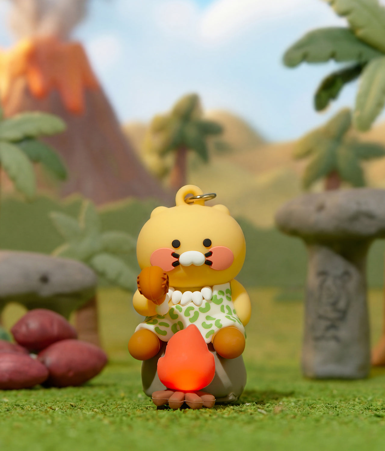 Kakao Friends Chunsik Figure Keyring