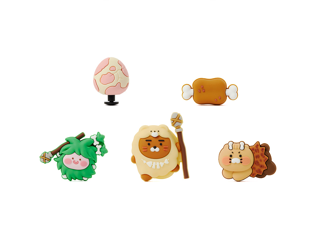 Kakao Friends Con Silicone Charms Set Set