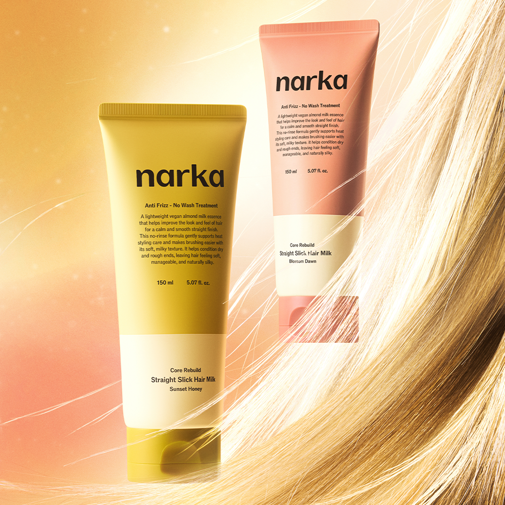 NARKA Straight Sleek Hair Milk with Mini Refill