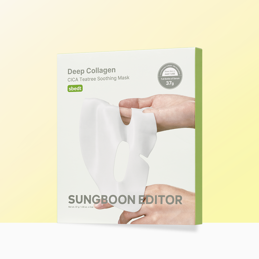 SUNGBOON EDITOR Deep Collagen Sheet mask 4 pcs