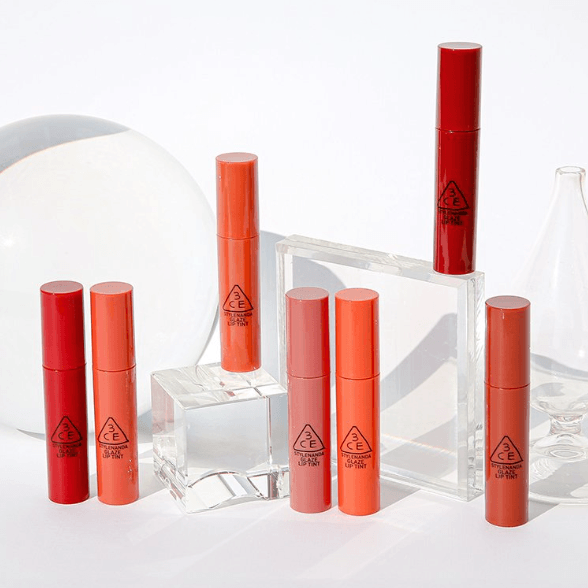 3CE Glaze Lip Tint 7 Shades