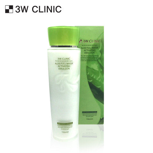 3W Clinic Aloe Full Water Activating Emulsion 150ml