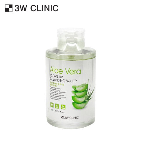 3W CLINIC Clean-Up Cleansing Water 500ml | Kool Seoul