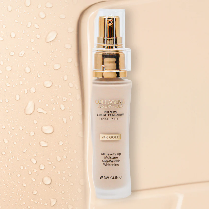 3W Clinic Collagen & Luxury Gold Intensive Serum Foundation 40g